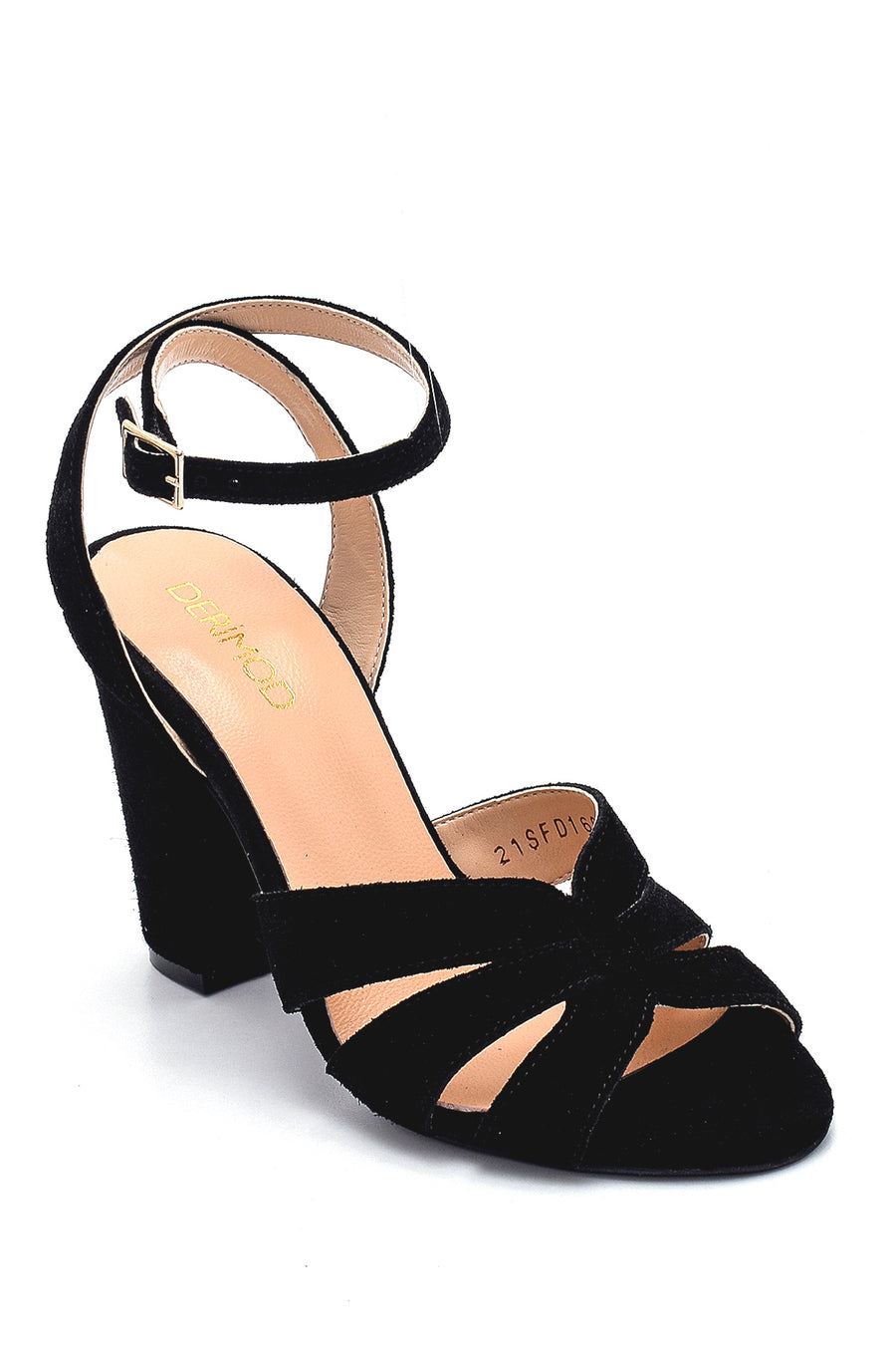 Women's Suede Heeled Sandals