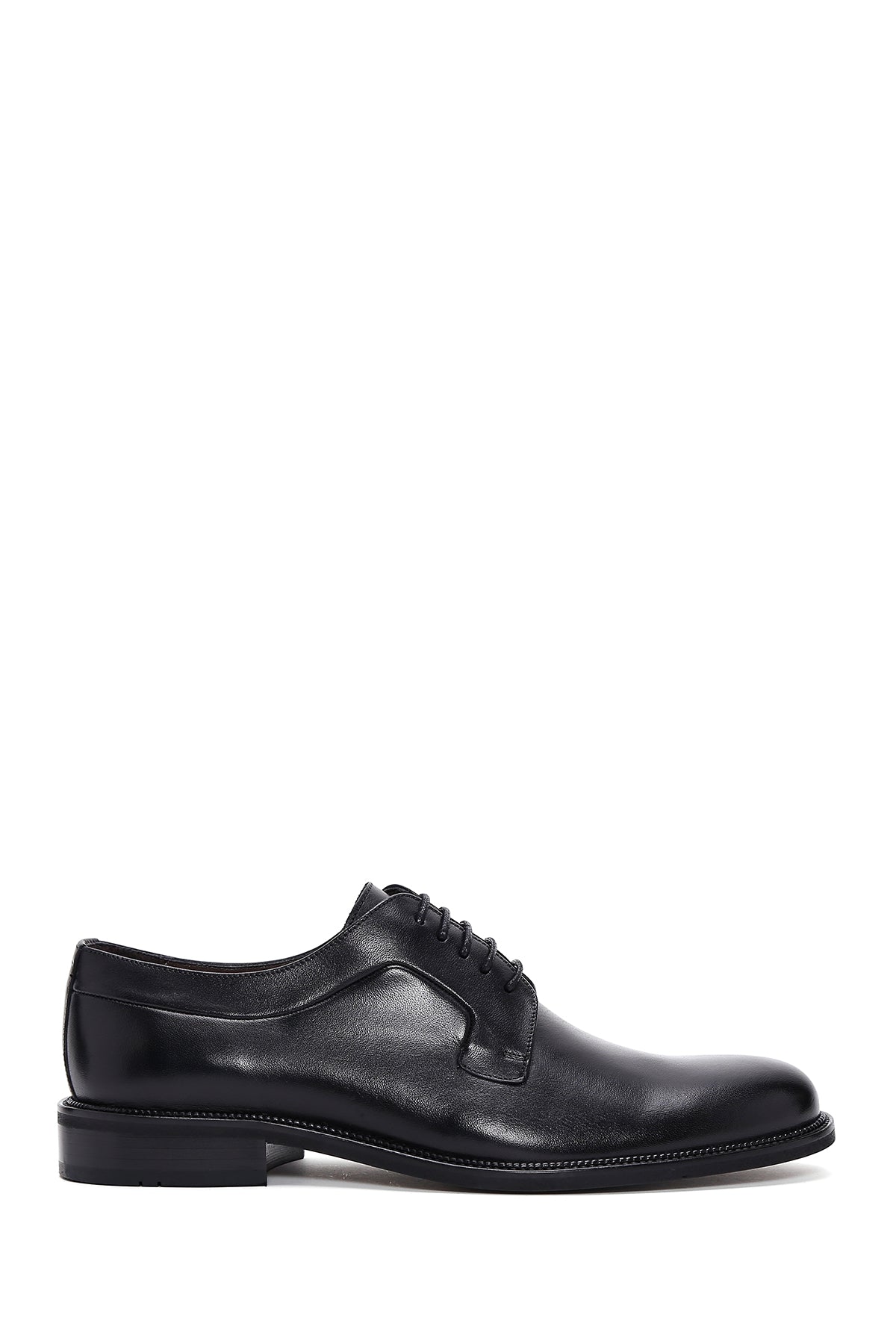 Men's Black Laced Leather Classic Shoes 24SFD650118 | Derimod