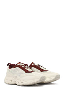 Derimod Studio Women's White Lace-Up Thick-Soled Sneaker | Derimod