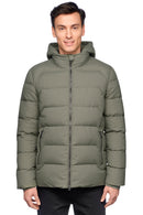 Geox Men's Green M Elver Hooded Jacket | Derimod