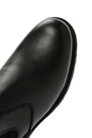 Men's Black Leather Chelsea Boots | Derimod