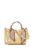 Women's Yellow Long Strap Accessorized Shoulder Bag | Derimod