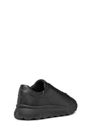 Geox Men's Black Spherica Ec4.1 Lace-Up Leather Sneakers | Derimod