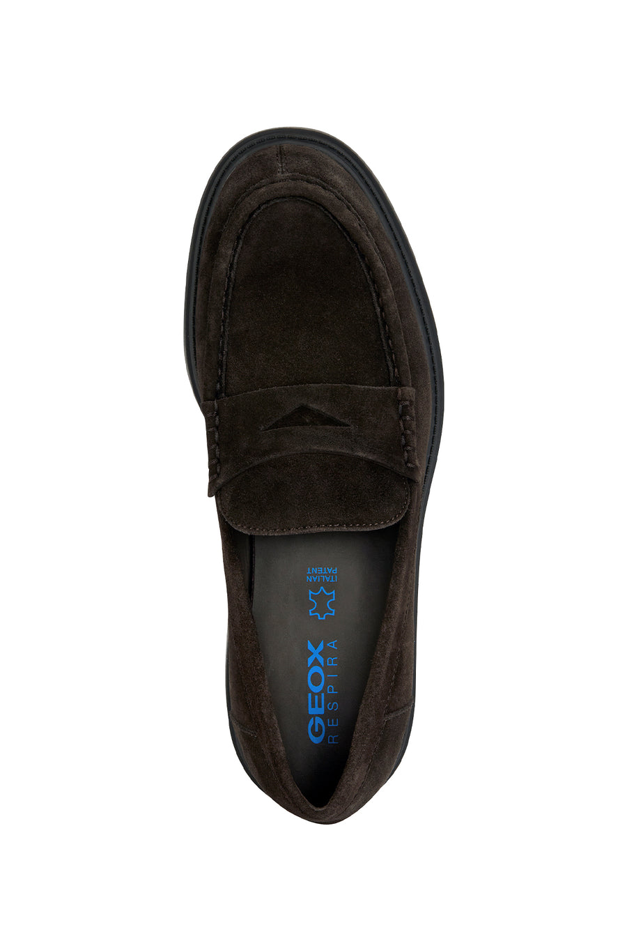 Geox Men's Brown Spherica Ec7 Suede Leather Casual Shoes