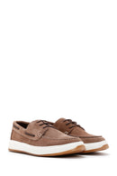 Men's Mink Lace-Up Suede Leather Casual Shoes | Derimod