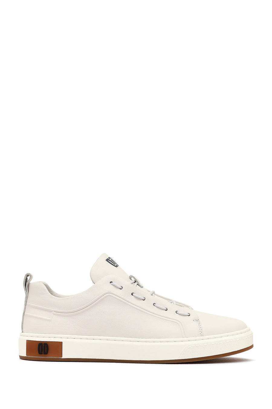 Erkek Beyaz Bağcıklı Deri Sneaker WM680002DV | Derimod