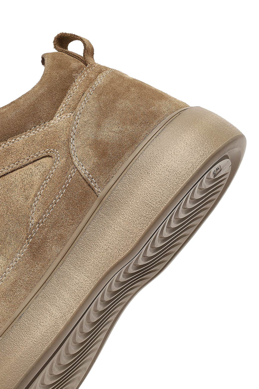 Men Beige Lace-up Suede Leather Sports Boot