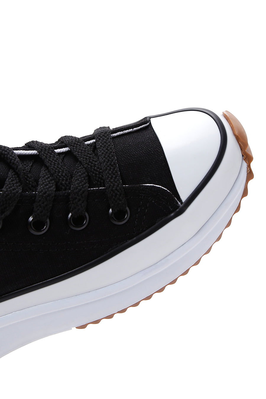 Women's Black Thick Sole High Top Sneaker