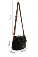 Women's Black Long Strap Crossbody Bag | Derimod