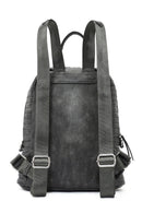 Women's Gray Metal Detailed Backpack | Derimod