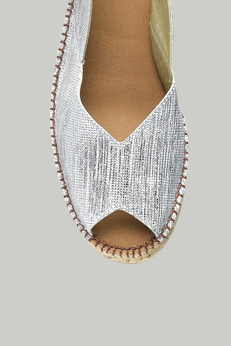 Women's White Leather Sandals