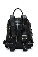 Women's Black Long Strap Backpack | Derimod