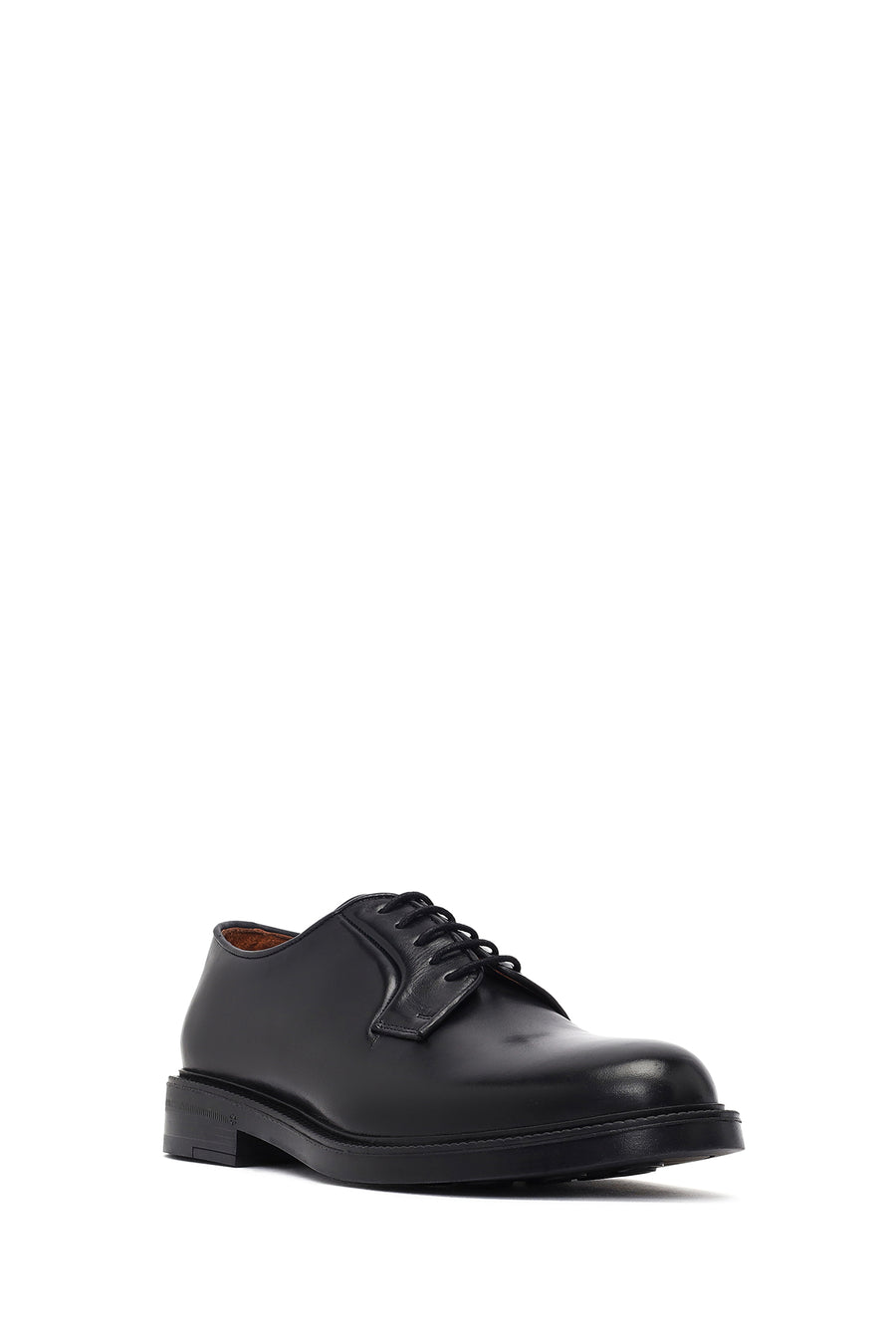 Men's Black Lace-up Leather Casual Shoes