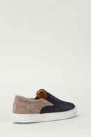 Suede Men's Leather Loafer | Derimod