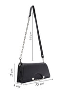 Women's Black Chain Strap Crossbody Bag | Derimod