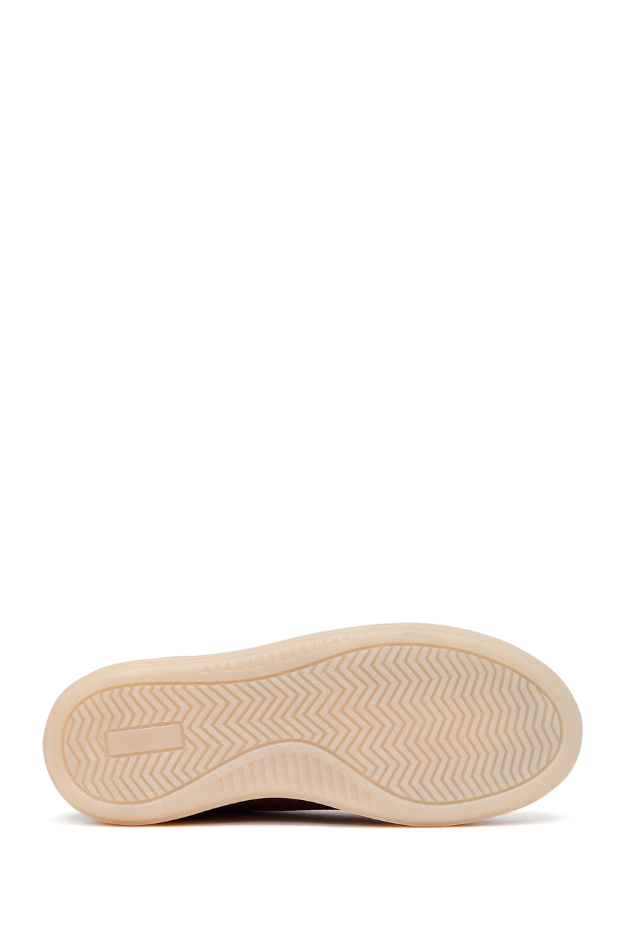 Kadın Taba Bağcıklı Süet Deri Sneaker