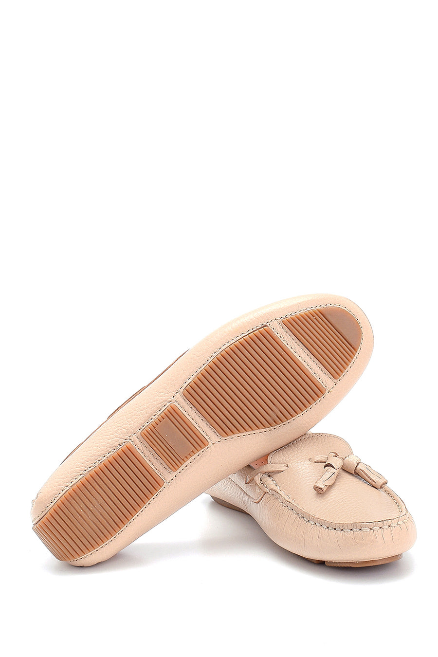 Kadın Püsküllü Deri Loafer