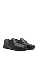 Men's Black Leather Casual Shoes | Derimod