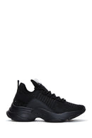 Women's Black Thick Soled Sneaker | Derimod