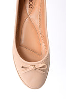 Women's Bow Leather Ballerinas | Derimod