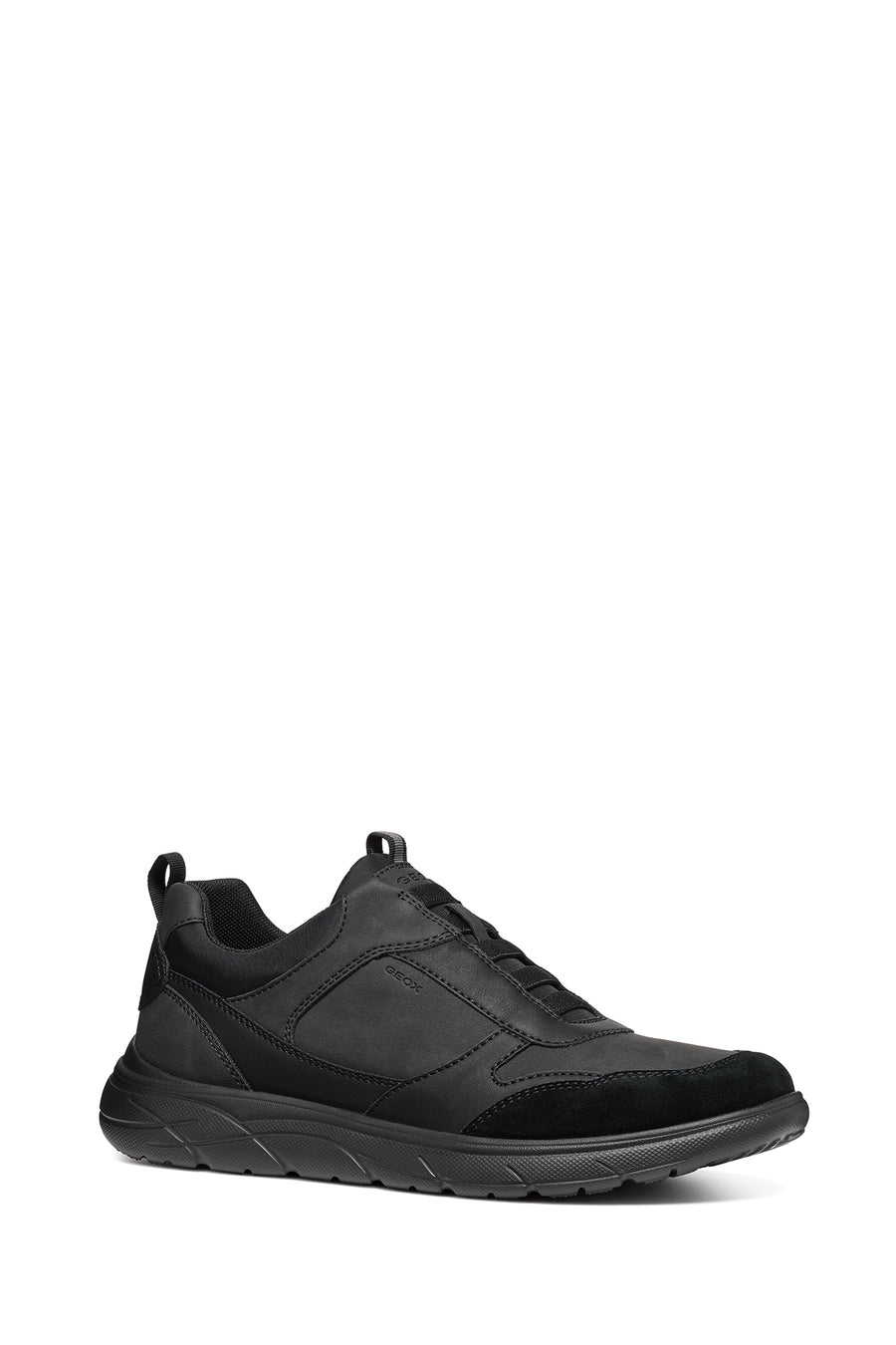 Geox Men's Black Portello Sneakers