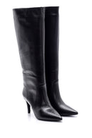 Women's Leather Heeled Boots | Derimod