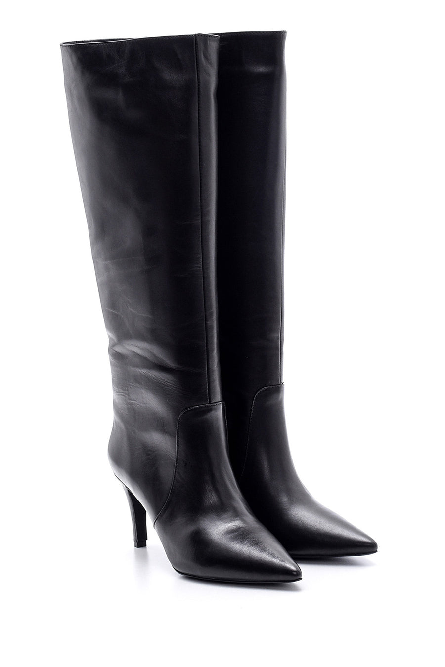 Women's Leather Heeled Boots
