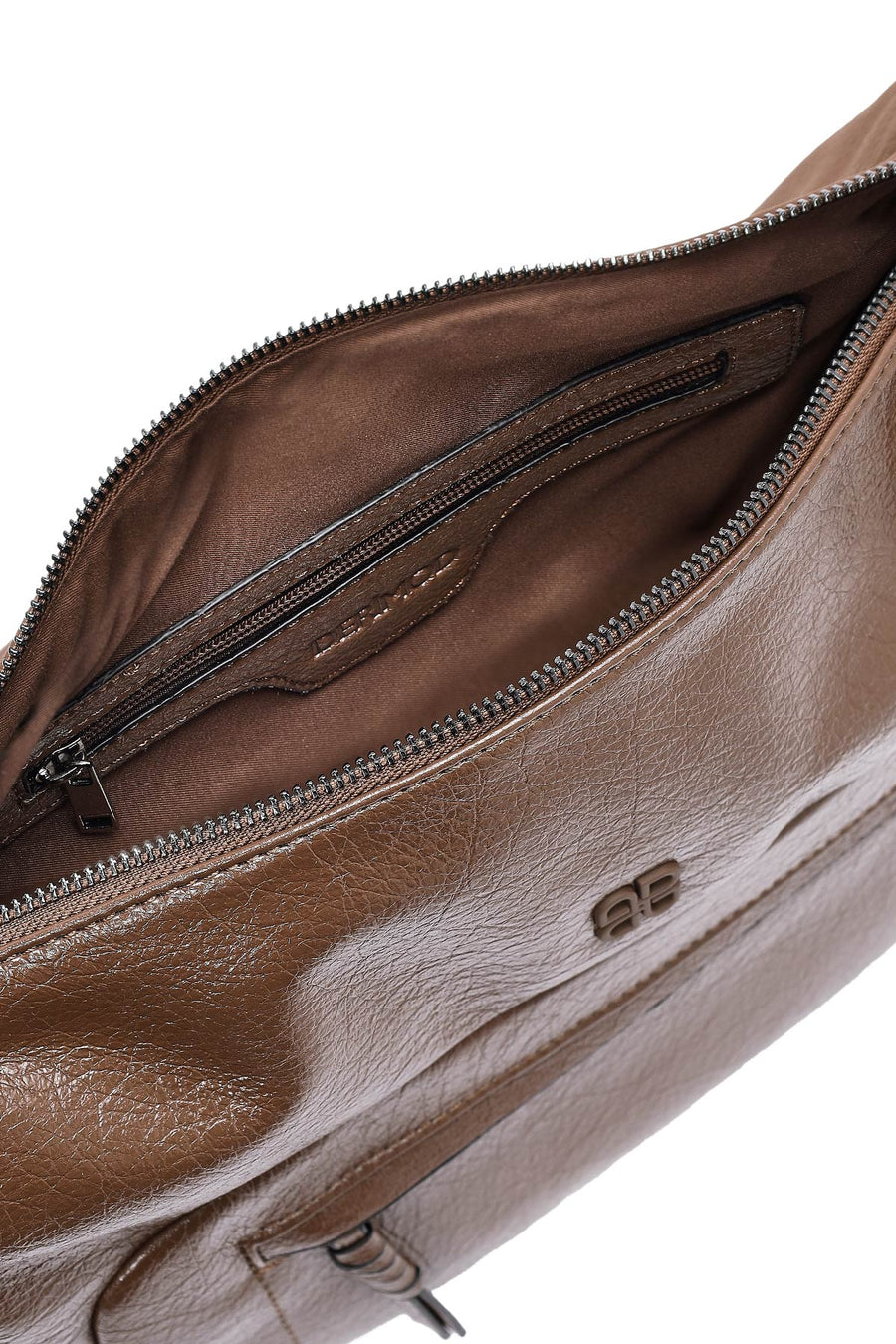 Women's Brown Long Strap Shoulder Bag