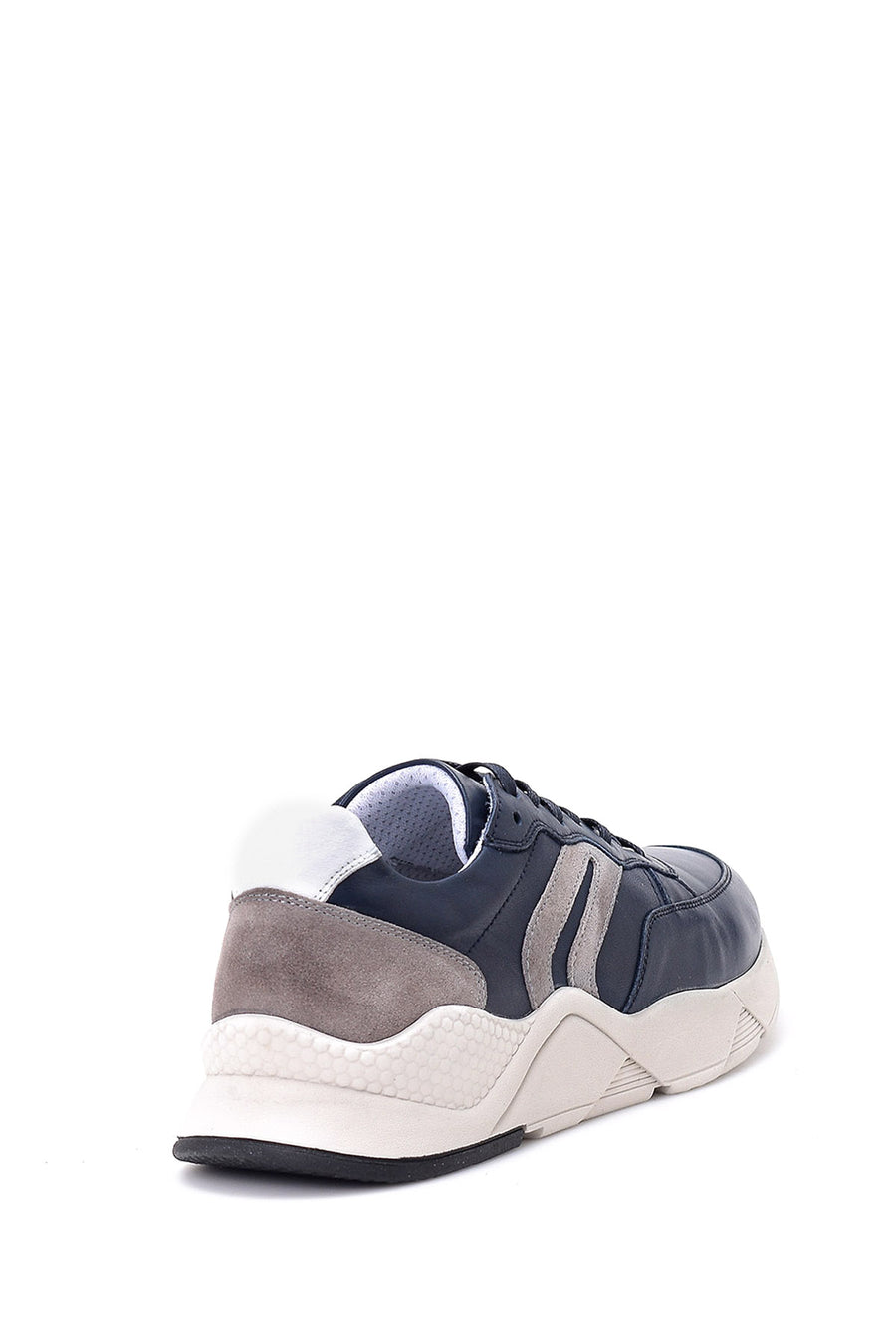 Men's Suede Detailed Leather Sneaker