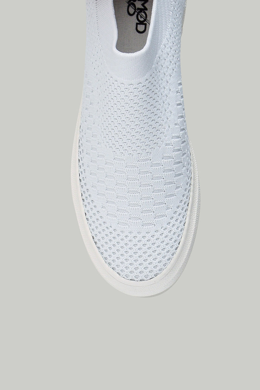 White Fabric Women's Shoes