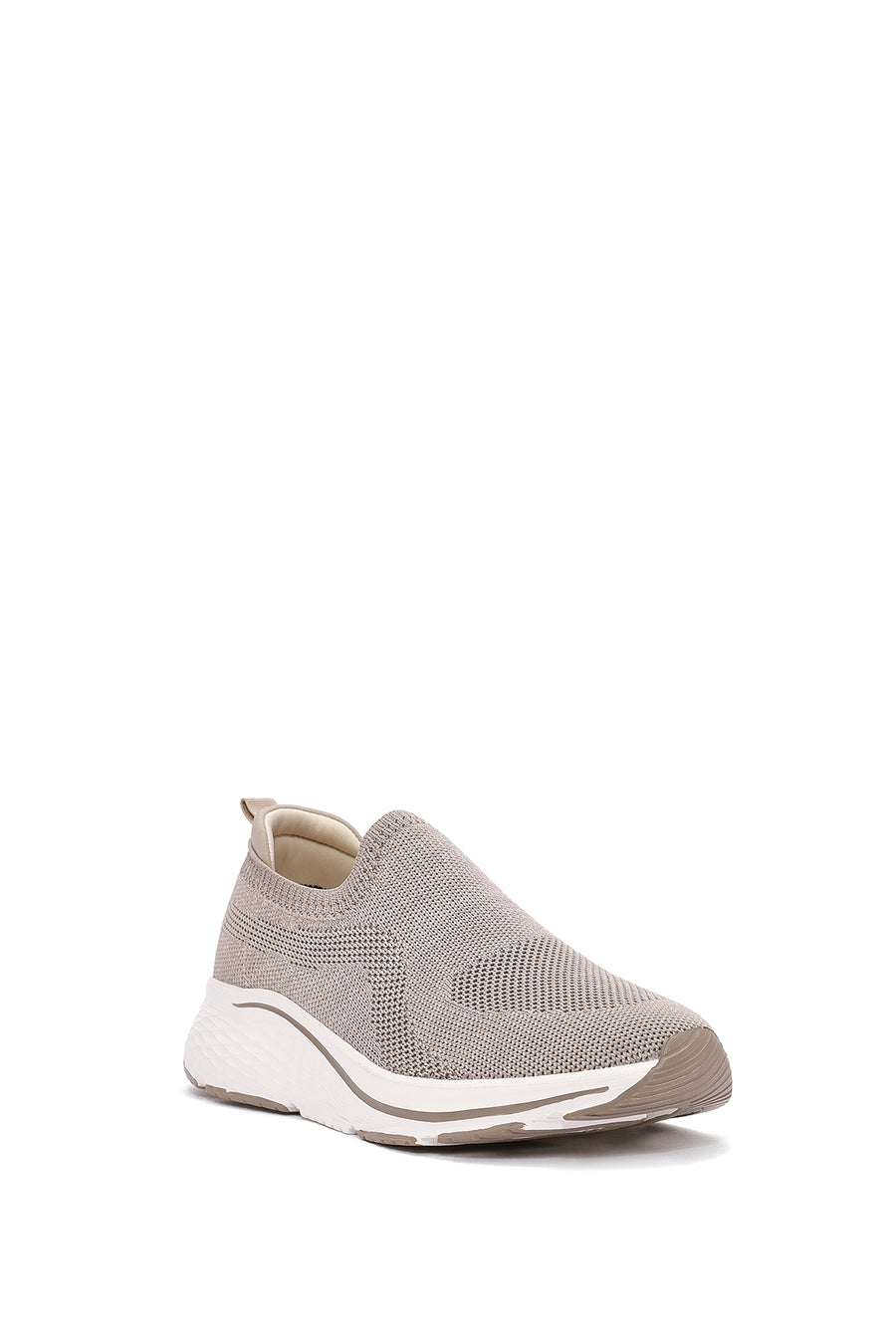 Derimod Zero Women's Beige Thick-Soled Fabric Sneakers