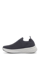 Derimod Zero Men's Gray Thick Soled Fabric Sneaker | Derimod