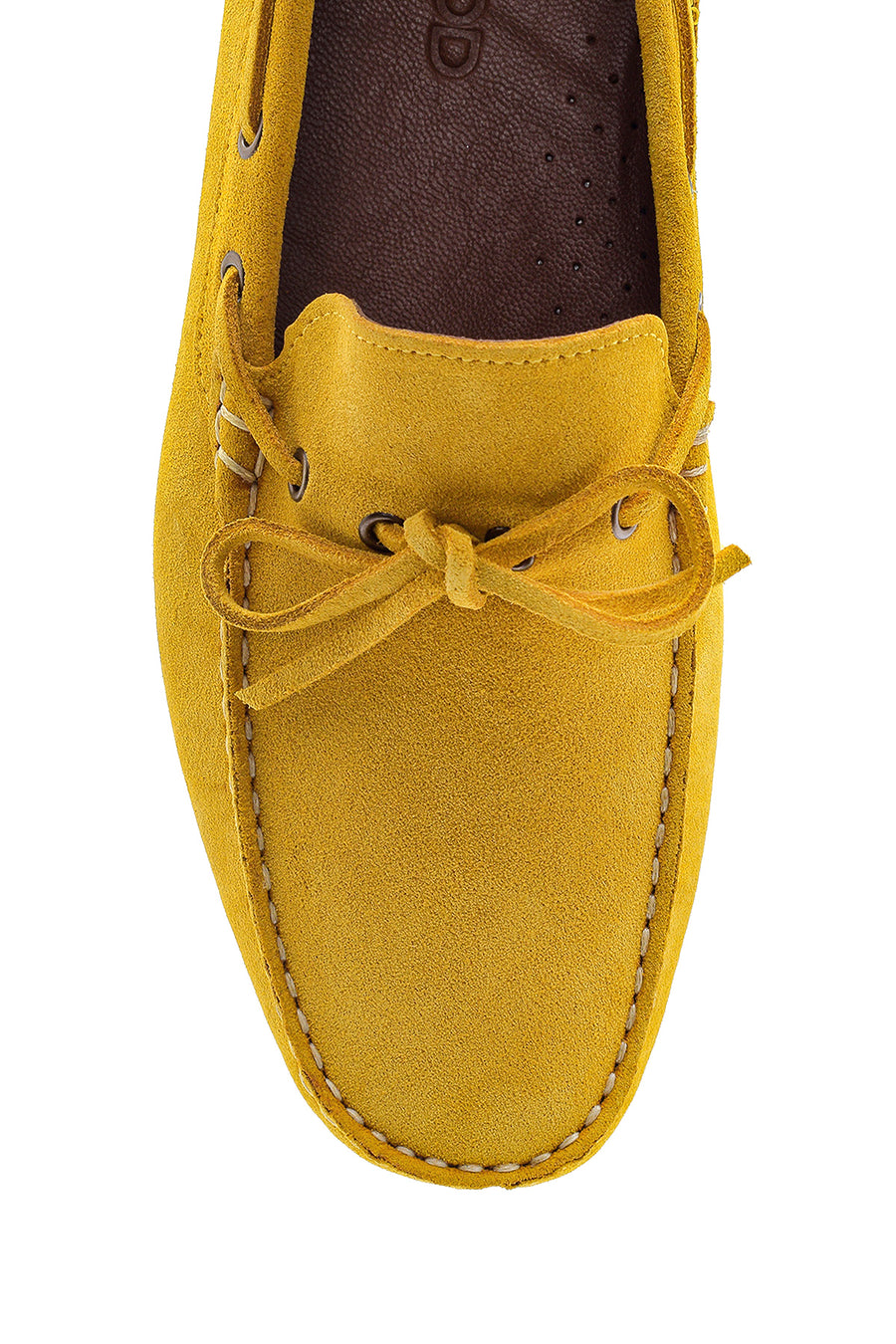 Erkek Sarı Süet Deri Casual Loafer