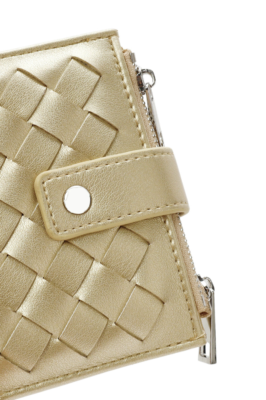 Women's Yellow Metallic Wallet