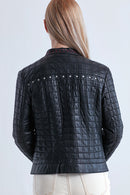 Karo-17 Women's Leather Jacket | Derimod