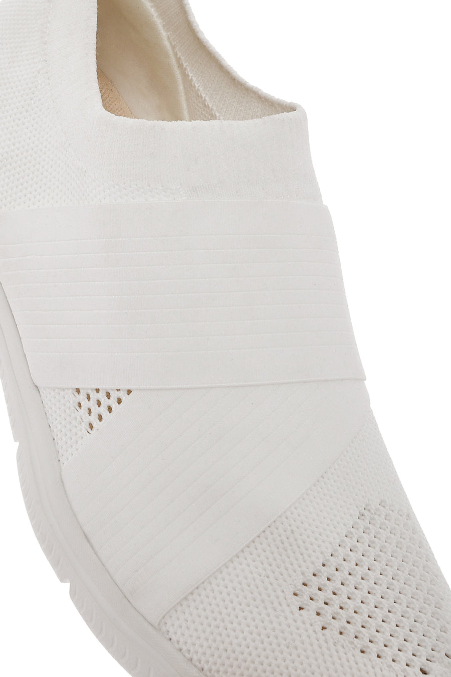 Derimod Zero Women's White Fabric Sneakers