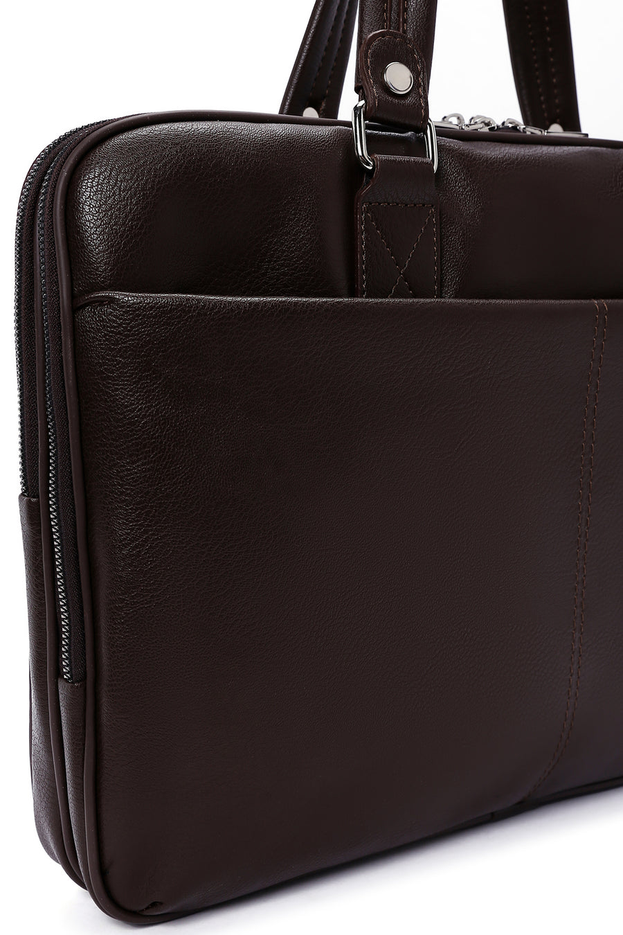 Men's Brown Long Strap Briefcase