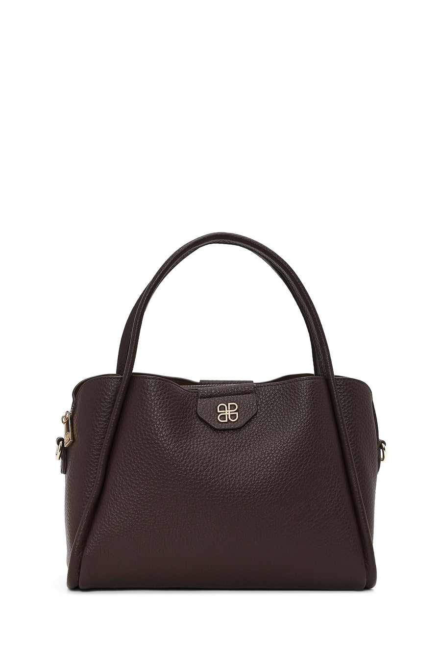 Woman Brown Long-Strap Shoulder Bag