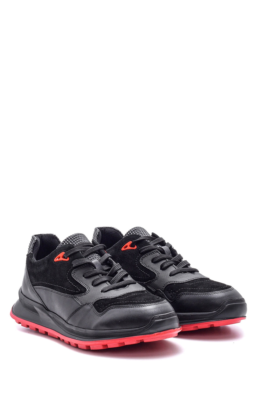 Men's Suede Detailed Leather Sneaker