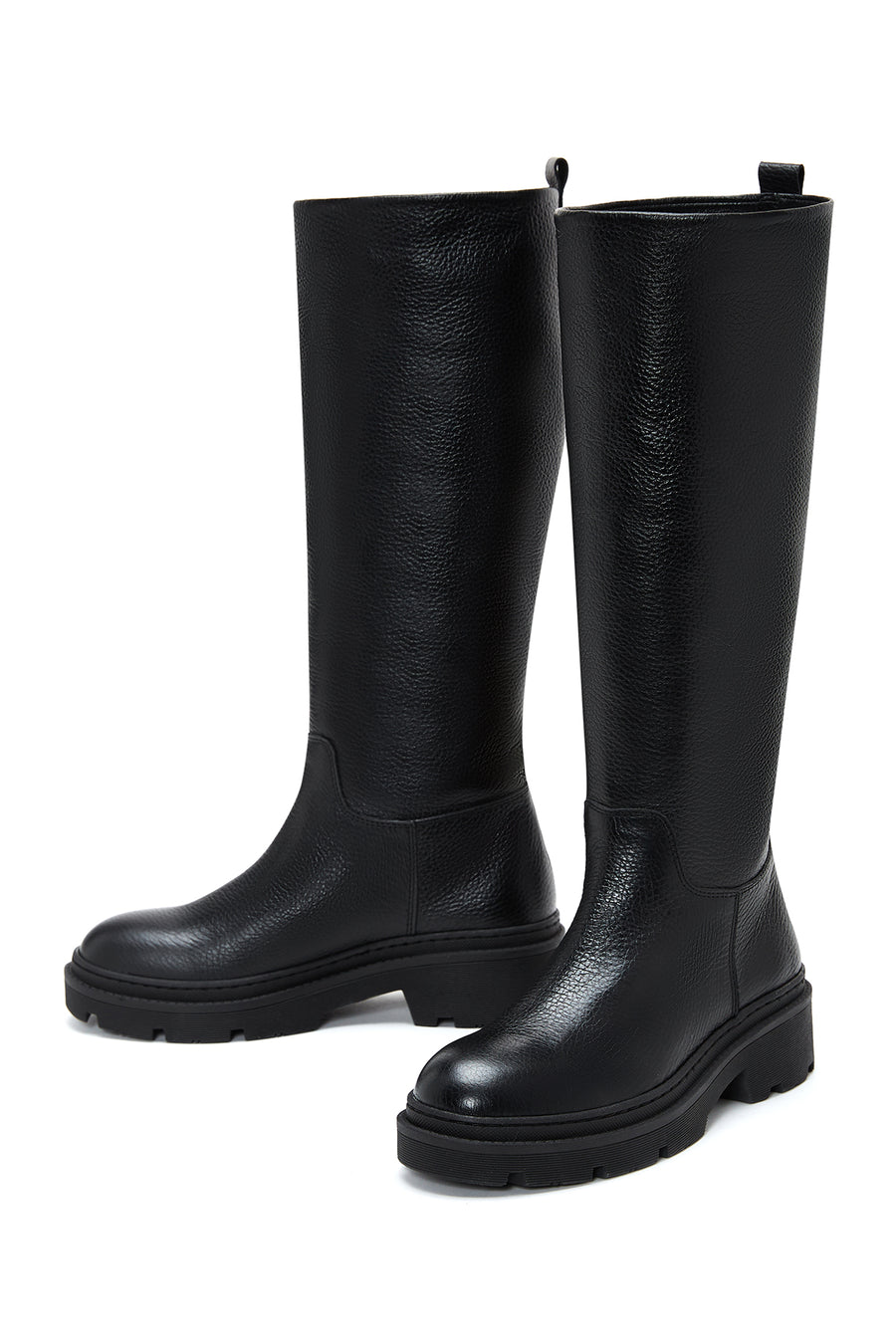 Women's Black Leather Boots