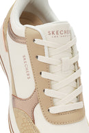 Skechers Women's White Billion 2 - Fine Shine Lace-Up Sports Sneaker | Derimod