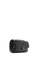 Women's Black Chain Strap Mini Quilted Crossbody Bag | Derimod