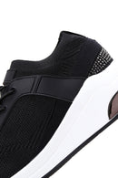 Women's Black Thick Soled Sneaker | Derimod