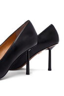 Kadın Siyah İnce Topuklu Deri Stiletto | Derimod