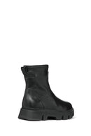 Geox Women's Black Vilde Leather Chelsea Boots | Derimod