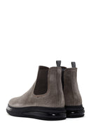 Men's Mink Thick Soled Suede Leather Casual Chelsea Boots | Derimod