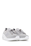 Women's Gray Stone Thick Soled Sneaker | Derimod