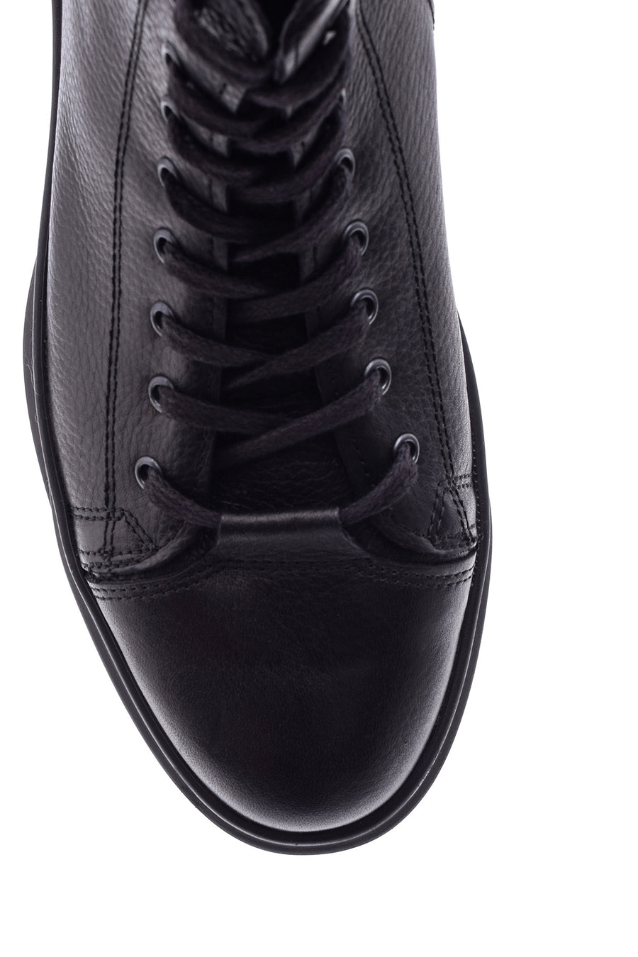 Men's Zipper Detailed Leather Boots