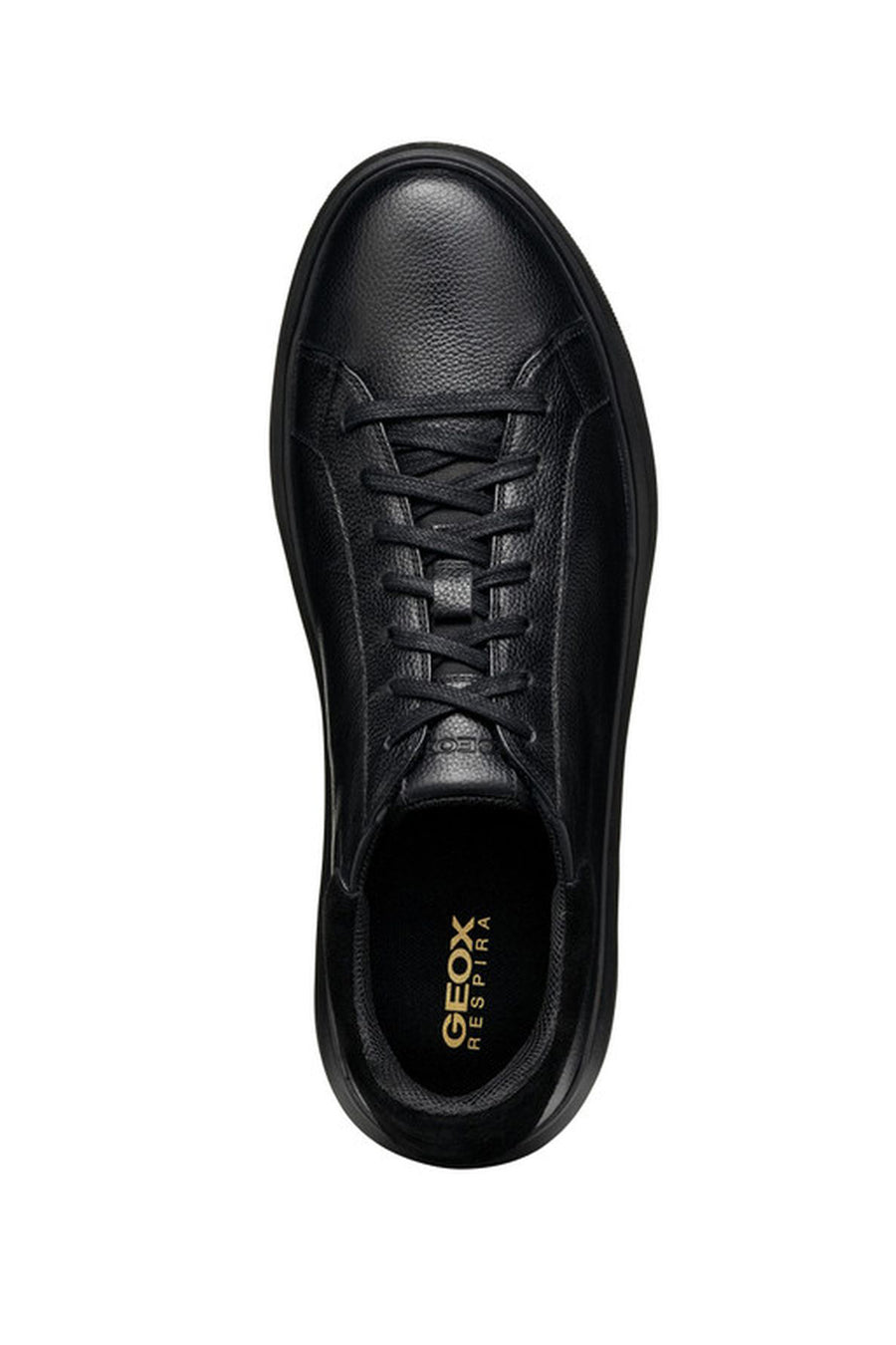Geox Erkek Siyah Deiven Bağcıklı Deri Casual Sneaker