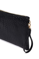 Kadın Siyah Zincir Askılı Örgülü Portföy Çanta | Derimod